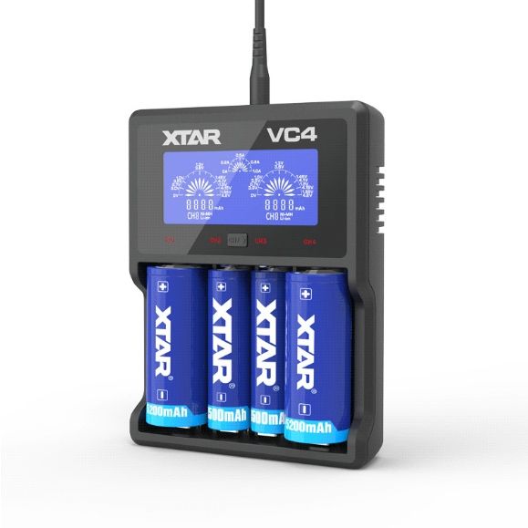ŁADOWARKA DO AKUMULATORÓW 18650 26650 XTAR VC4 LCD zdjęcie 10