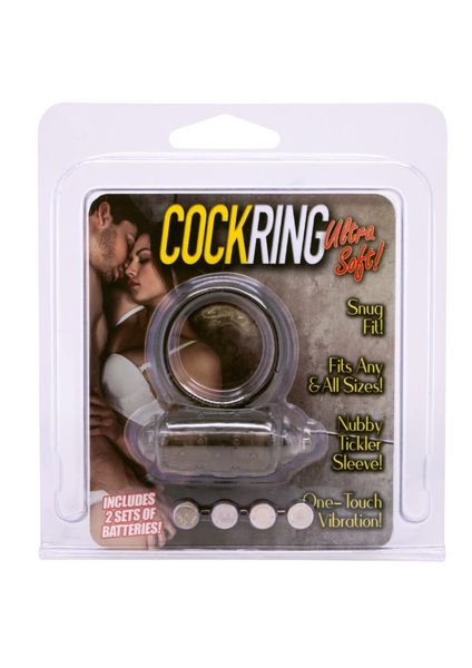 Mini Vibrating Cockring Black zdjęcie 2