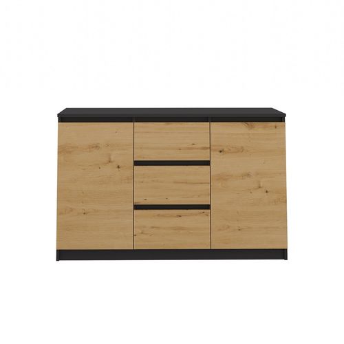 Komoda Malwa 2D3S ANTRACYT DĄB ARTISAN na Arena.pl