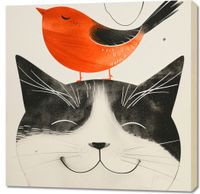 Obraz 90x90cm Pyzaty Przyjaciel