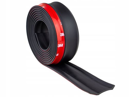 UNIWERSALNA dokładka zderzaka przedniego spoiler GUMOWA 2,5m SPOJLER OSŁONA na Arena.pl