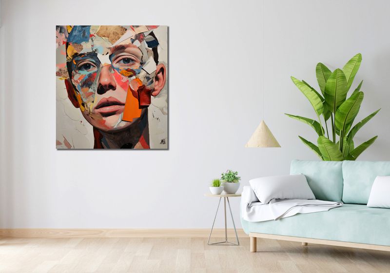 Obraz 90x100cm Podział Samego Siebie zdjęcie 2