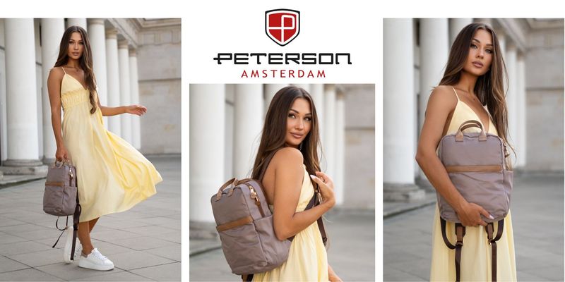 plecak ptn jn-08-0016 beige zdjęcie 2