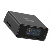 Ładowarka sieciowa Newell GaN 240 W TFT - EU 6 PORTÓW