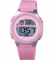 KOMUNIA Dziewczynki ZEGAREK XONIX ELEKTRONICZNY Wodoszczelny Na Prezent