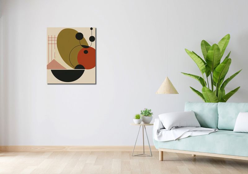 Obraz 60x70cm Geometryczny Balans zdjęcie 2