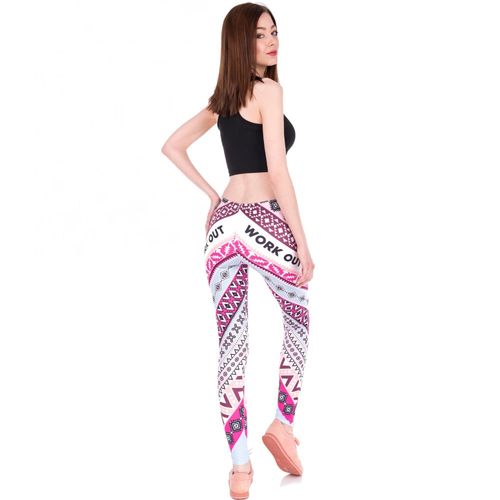 LEGGINSY PINK AZTEC WORK OUT na Arena.pl