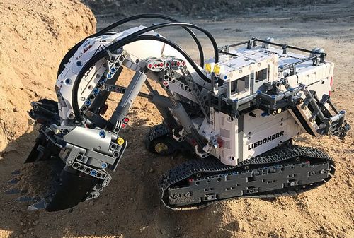 KLOCKI KOPARKA TECHNIC LIEBOHERR APLIKACJA 13130 MOULD KING EXCAVATOR na Arena.pl