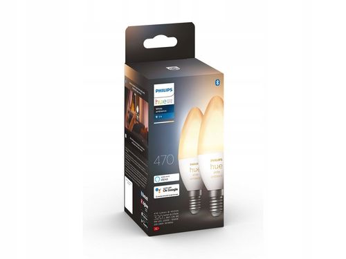 Inteligentna żarówka LED PHILIPS HUE 212735 4W E14 Bluetooth, ZigBee 2 szt na Arena.pl
