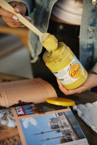 MASŁO KLAROWANE Ghee BIO Finck Naturkost sklarowane KETO tłuszcz 480g zdjęcie 8