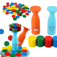 Gra Zręcznościowa Drewniana Wieża Nauka Logicznego Myślenia Koncentracja