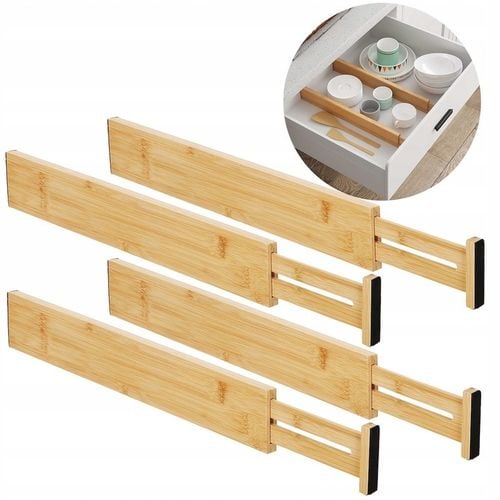 4x ORGANIZER DO SZUFLADY SZUFLAD PRZEGRÓDKA SEPARATOR PRZEGRODY na Arena.pl