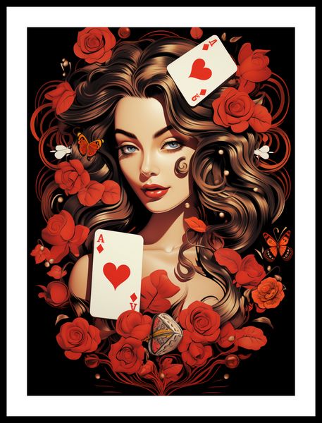 Plakat 40x55cm Różany Hazard zdjęcie 3