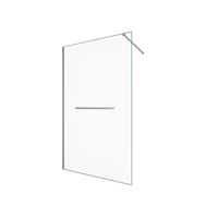 Ścianka prysznicowa  SOLA 90x195 cm z uchwytem na ręcznik / chrom