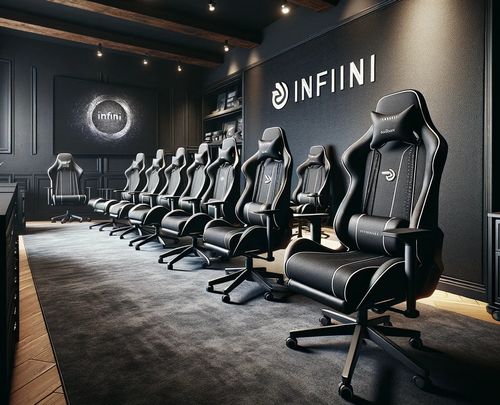 Fotel ThrustX Black/Light Gray na Arena.pl