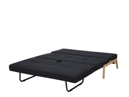 Sofa rozkładana czarna EDLAND na Arena.pl