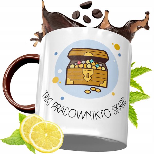 Kubek Bordowy Dla Pracownika Na Urodziny Prezent Z Nadrukiem Ze Zdjęciem zdjęcie 1