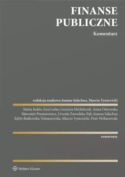 Finanse publiczne. Komentarz zdjęcie 1