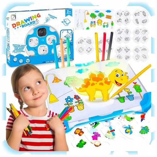 TABLICA Projektor Do Rysowania Podświetlana PULPIT LED Tablet SZABLONY na Arena.pl