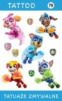 Tatuaże zmywalne Psi Patrol
