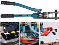 ZACISKARKA PRASKA HYDRAULICZNA DO KABLI TULEJEK 16-300 MM 120KN