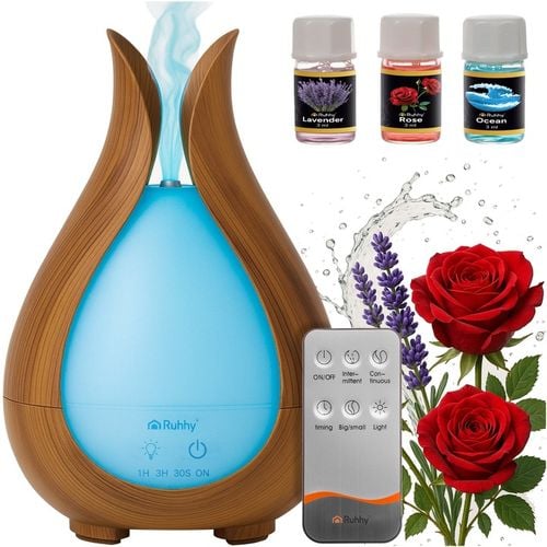 Nawilżacz Powietrza Dyfuzor Ultradźwiękowy Zapachowy Aromaterapia LED na Arena.pl