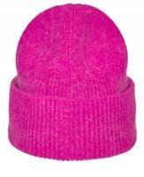 CZAPKA DAMSKA ANGORA ZIMOWA GRUBA CIEPŁA MIĘKKA RÓŻOWA FUKSJA