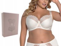 BIUSTONOSZ GORSENIA K357 BLANCA, ECRU, 70H