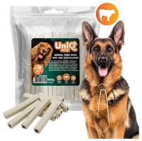 UNIQ PETS Przysmak dentystyczny z wołowiną rurki i glukozaminą 500g