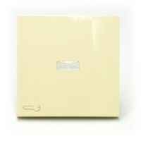 Efapel Base klawisz do łącznika zwiernego z podświetleniem z symbolem klucz kość słoniowa 90794 tmf