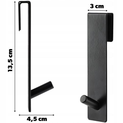 KADAX Haczyk Na Drzwi Wieszak Bezinwazyjny Ręczniki Pojedynczy na Arena.pl