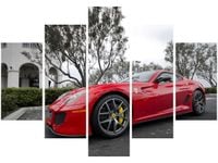 105CM 150CM OBRAZ 5 ELEM FERRARI 599 GTO AXION23 DRUK
