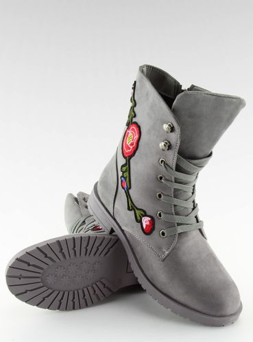 Workery z haftem szare AB-9 GREY - 41 na Arena.pl