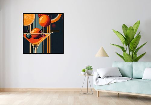 Plakat 90x90cm Koktajl w Stylu na Arena.pl