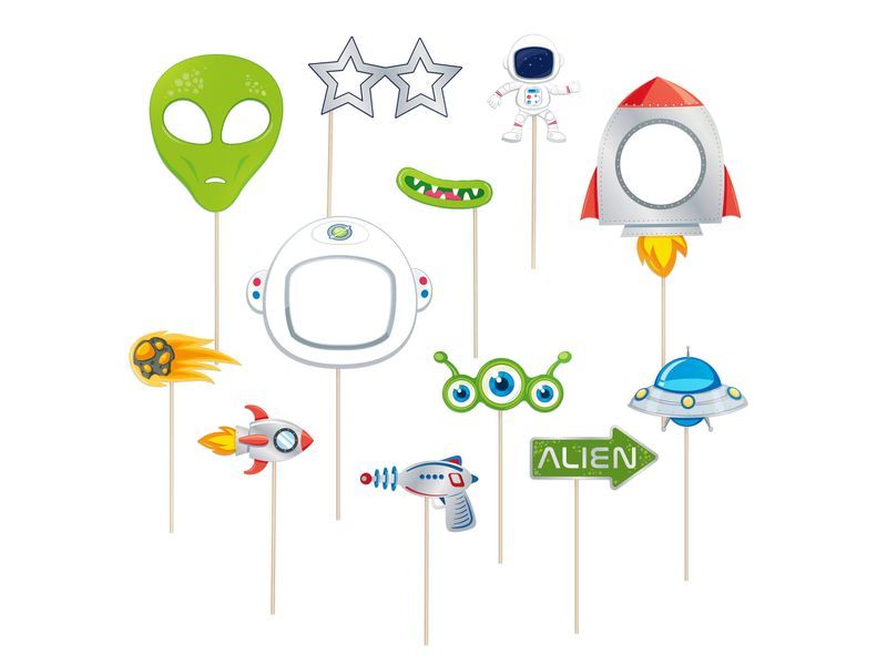 Rekwizyty do zdjęć, Kosmos, 12 szt. zdjęcie 1