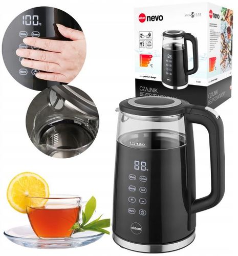 Czajnik elektryczny REGULACJA TEMPERATURY 1,7L DOTYKOWY PANEL na Arena.pl