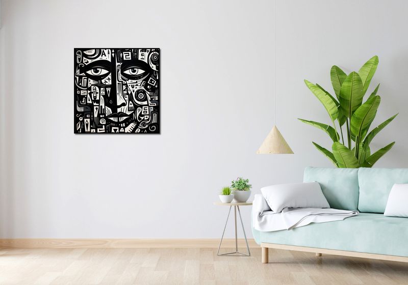 Plakat 70x70cm Labirynt Myśli zdjęcie 4