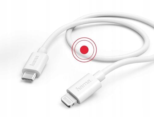 Ładowarka samochodowa HAMA Lightning 20W Biały na Arena.pl