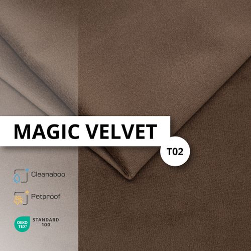 ŁÓŻKO TAPICEROWANE DO SYPIALNI 140x200 ŁÓŻKO PREMIUM Z POJEMNIKIEM BRĄZOWE na Arena.pl