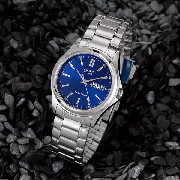 ZEGAREK MĘSKI CASIO MTP-1239D-2A - MULTIDATA (zd040c) + BOX zdjęcie 8