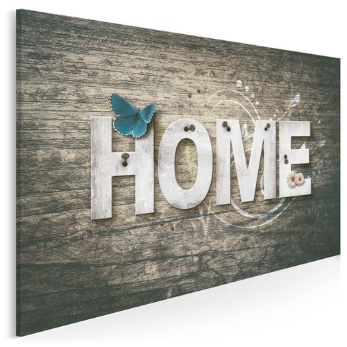75001 Obraz na płótnie HOME MOTYL RUSTYKALNY na Arena.pl