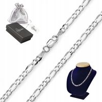 Łańcuszek Damski Srebrny Splot FIGARO Srebro pr. 925 Prezent | 40 cm x 2 mm