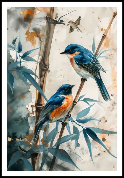 Plakat 61x90,5cm Trzy Ptaki zdjęcie 3