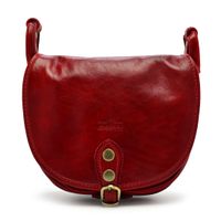 Mała Skórzana listonoszka damska w stylu retro