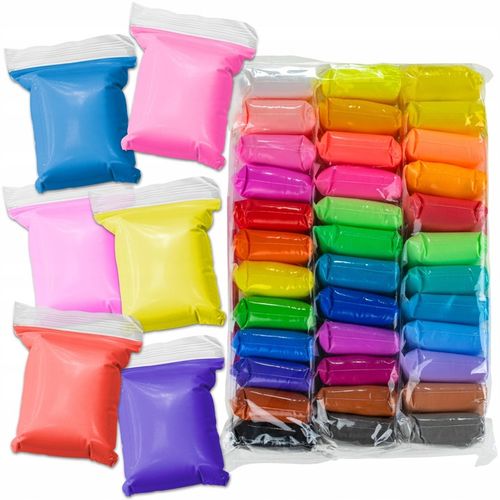 108 szt - Plastelina SENSO GLINA POLIMEROWA piankowa PIANKOLINA DLA DZIECI na Arena.pl