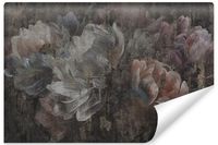Fototapeta Do Salonu Malowane PIWONIE Kwiaty Abstrakcja 315cm x 210cm