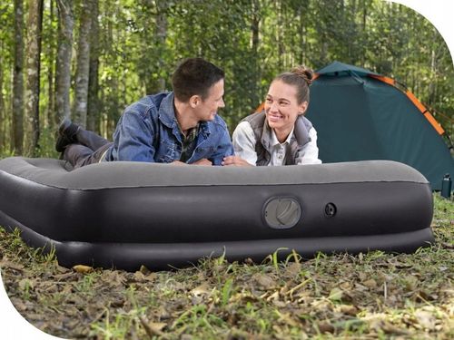 Materac Dmuchany Dwuosobowy Łóżko do Spania z Pompką USB Bestway 671BU na Arena.pl