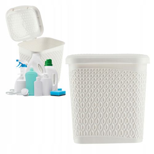 KADAX Pojemnik Na Proszek Do Prania 6L Detergenty Pudełko Biały na Arena.pl