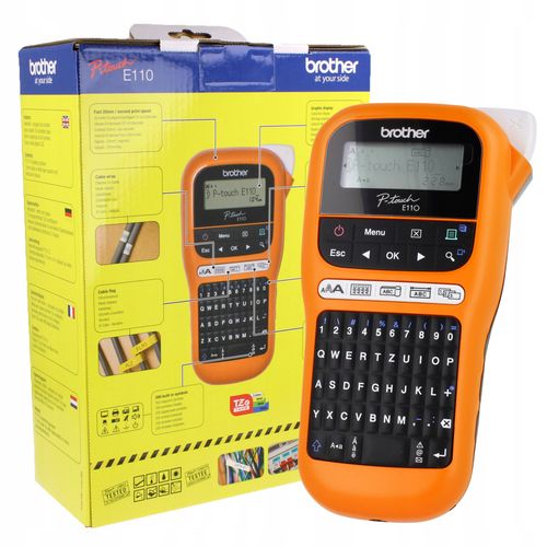 Drukarka etykiet Brother P-touch E110 20 mm/sek na Arena.pl