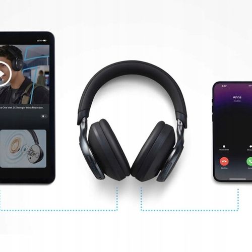 Słuchawki bezprzewodowe Soundcore Space One Czarne ANC LDAC Hi-Res na Arena.pl